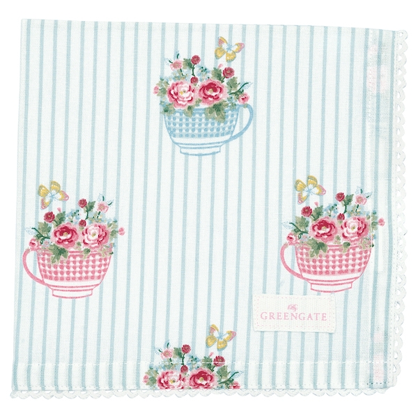 Greengate Stoffserviette Alma flowers